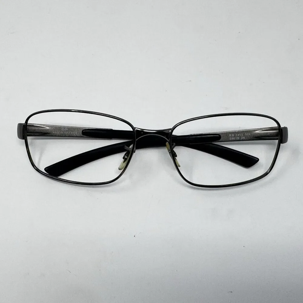 Ray-Ban RB3413 004 Gunmetal Sunglass Frames 59-18-140 Made in Italy